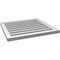 Ekena Millwork Vertical Surface Mount PVC Gable Vent: Functional, w/ 2"W x 1-1/2"P Brickmould Frame, 26"W x 24"H GVPVE26X2402SF - alternate 5